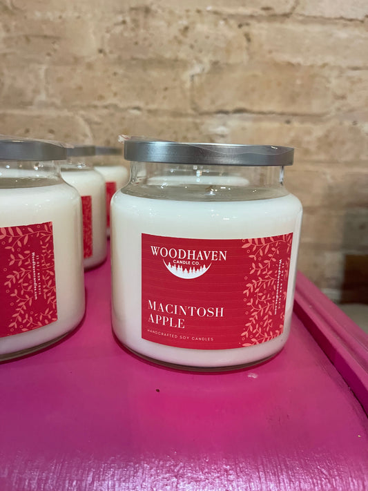 McIntosh Apple Woodhaven Jar Candle