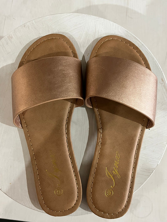 “Rose Gold Roxie” Sandals
